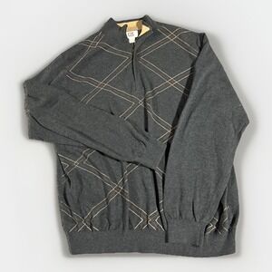 Cutter & Buck Black Quarter Zip Jacket Men's Size 2XT